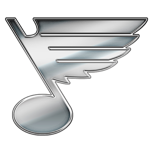 St. Louis Blues Silver Logo iron on paper